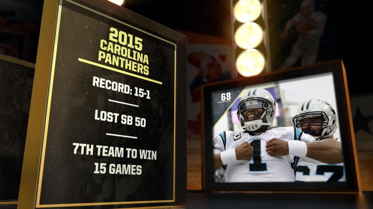 2015 Panthers rank among NFL's 100 greatest teams