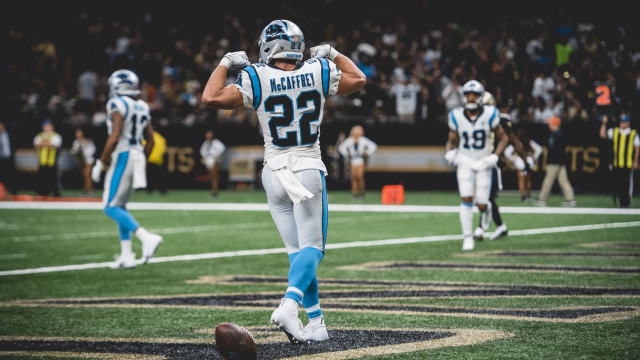 Watch Christian McCaffrey complete hat trick with rushing, receiving,  passing TDs vs. Rams [VIDEO] - DraftKings Network