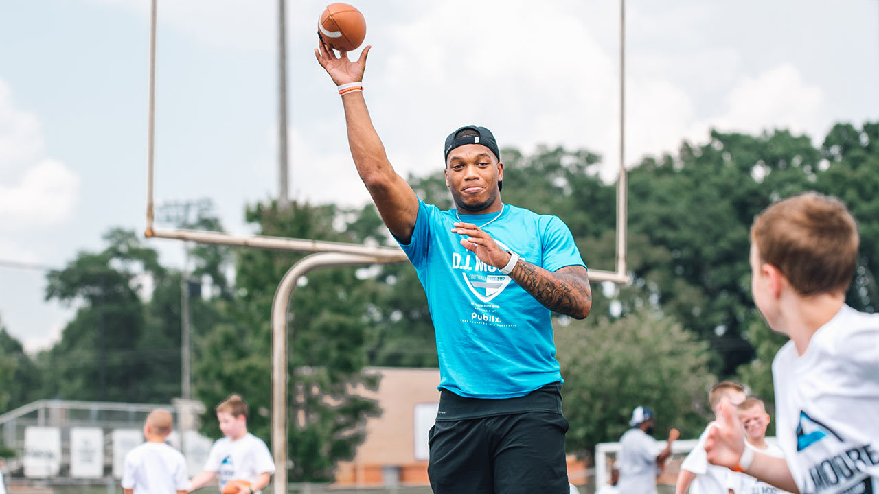 From Camper to Host: D.J. Moore Holds Youth Football ProCamp