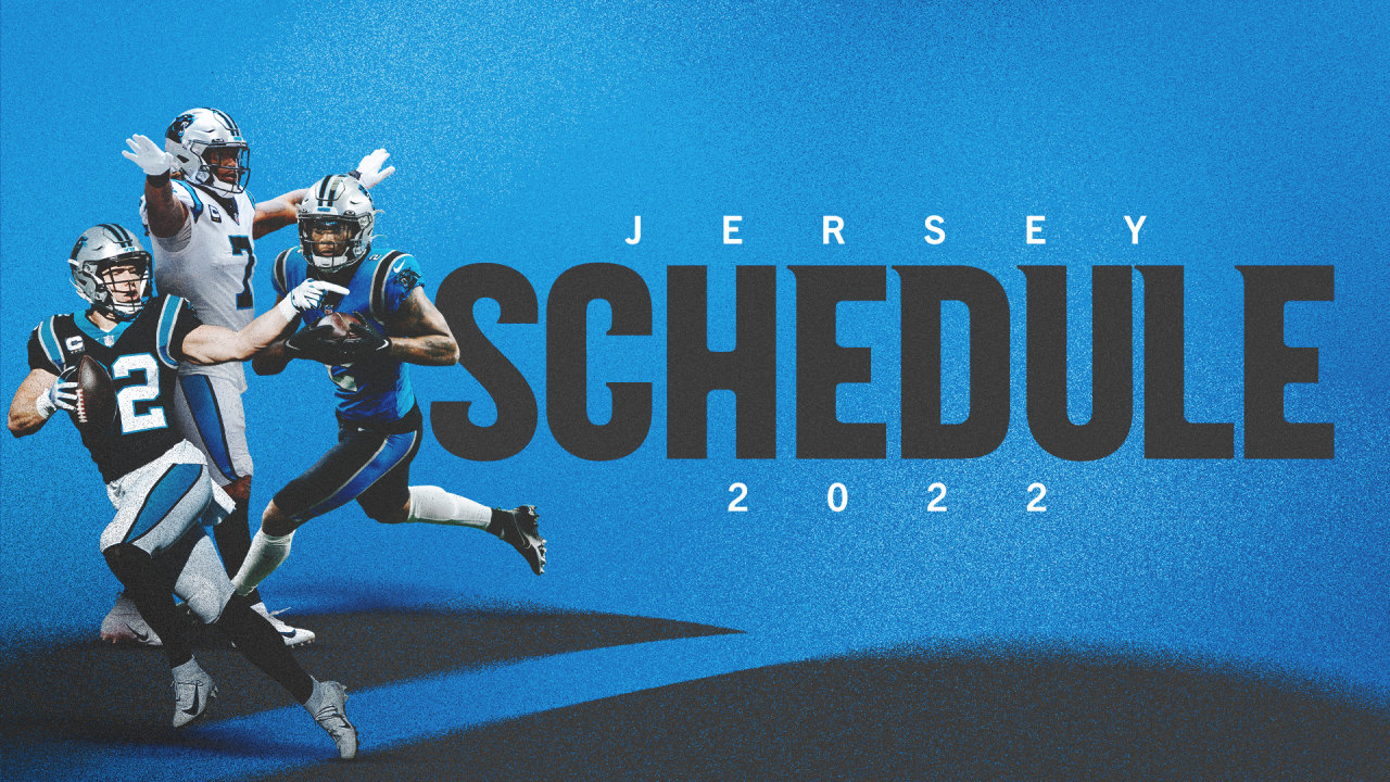 Panthers release 2022 jersey schedule