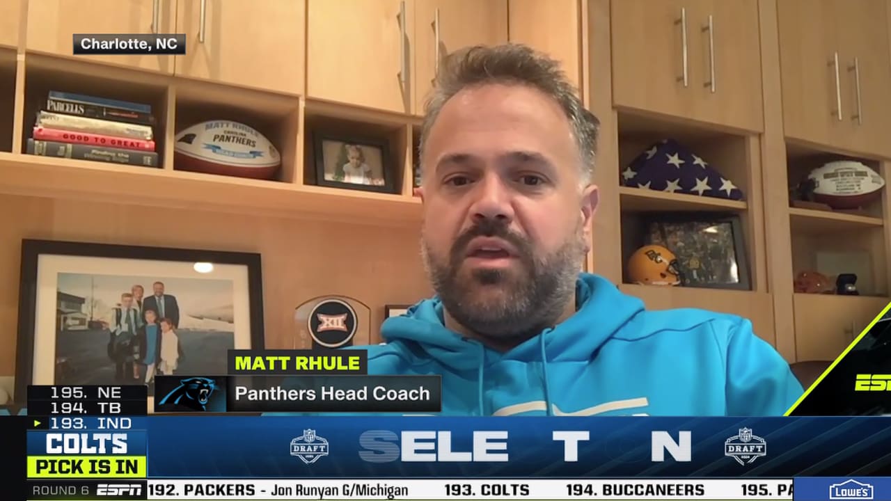 Head Coach Matt Rhule Breaks Down Carolina S Defensive Picks