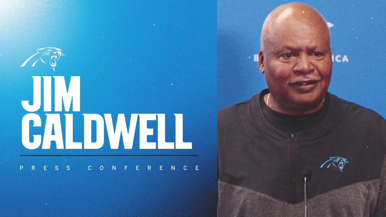 Jim Caldwell talks about new position with Panthers