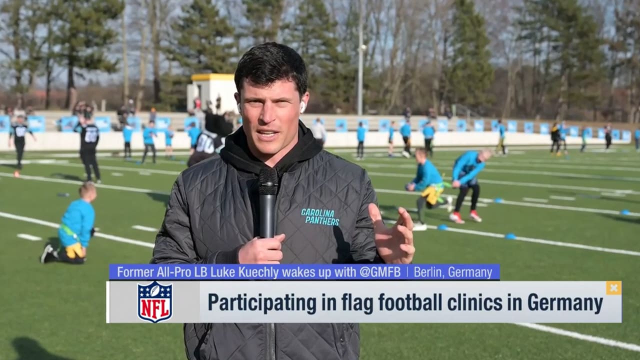 Luke Kuechly on Panthers' growing fan base, promoting NFL football in  Germany