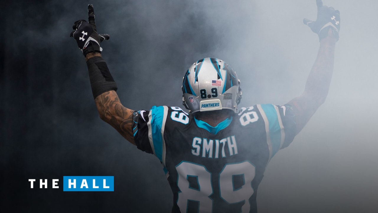 This legend, showing up in a Steve Smith jersey : r/panthers