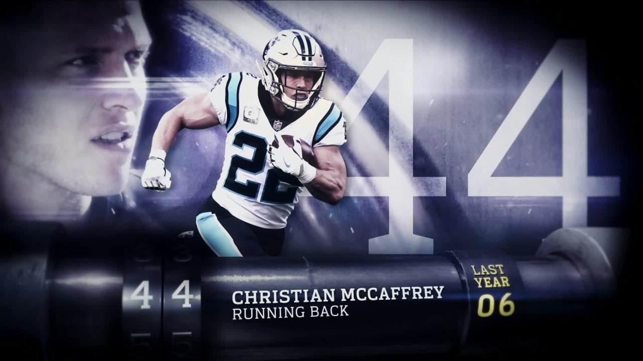 Christian McCaffrey ranked 44th in 2021 NFL Top 100