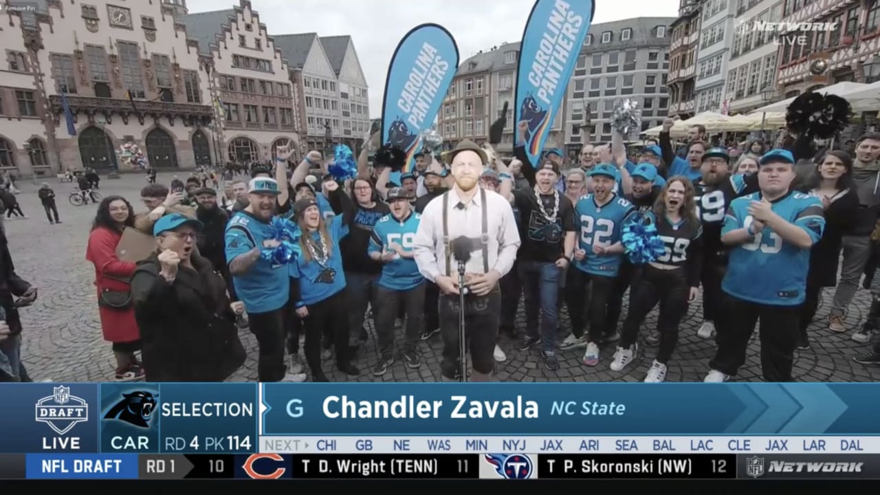 Forest Park graduate Chandler Zavala drafted in fourth round by Carolina  Panthers - WTOP News