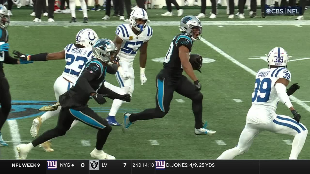Must-See: Chuba Hubbard hits second gear on 20-yard burst