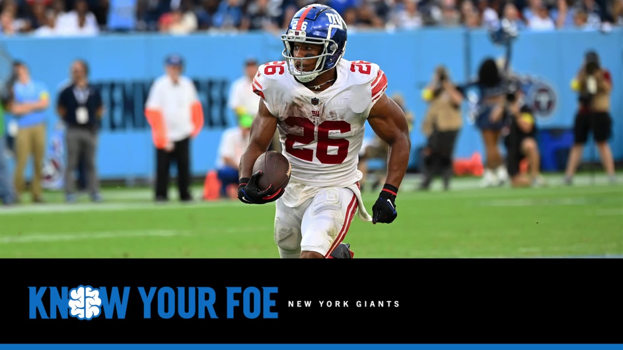 Know Your Foe: New York Giants