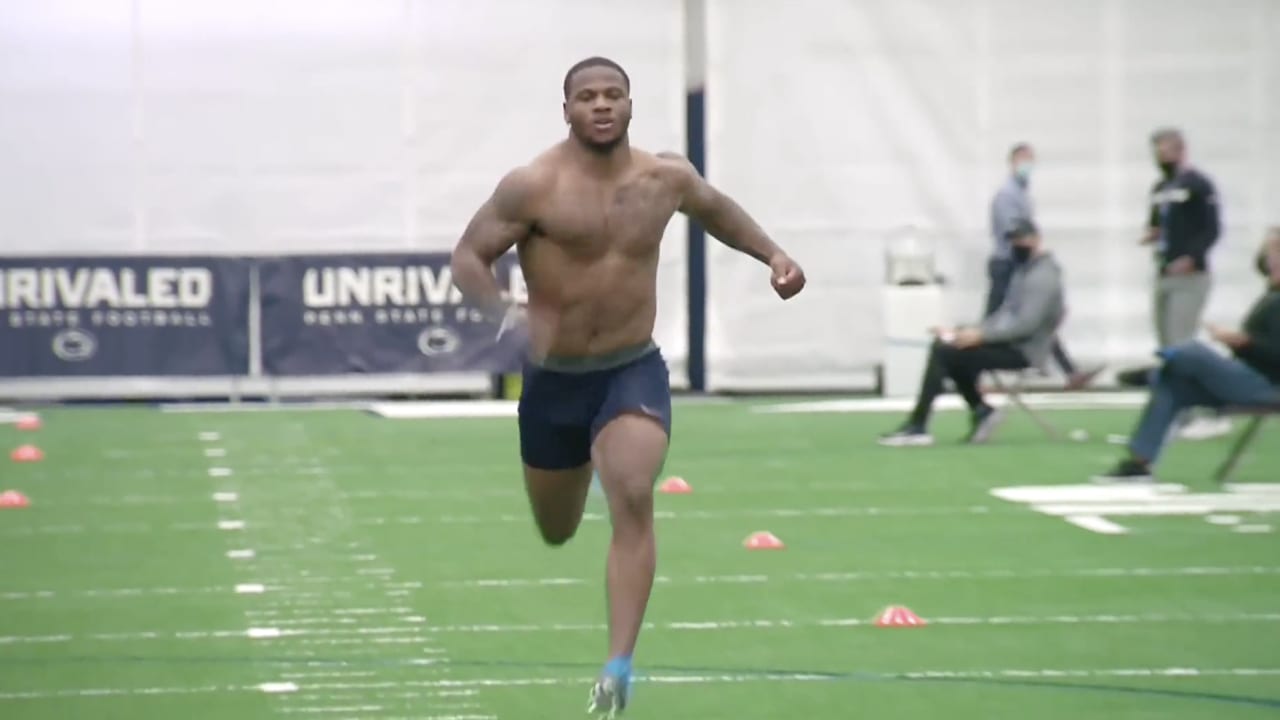 Micah Parsons Penn State Pro Day highlights