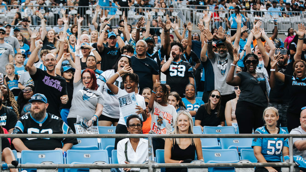 Bank of America Stadium, section 127, home of Carolina Panthers, Charlotte  FC, page 1