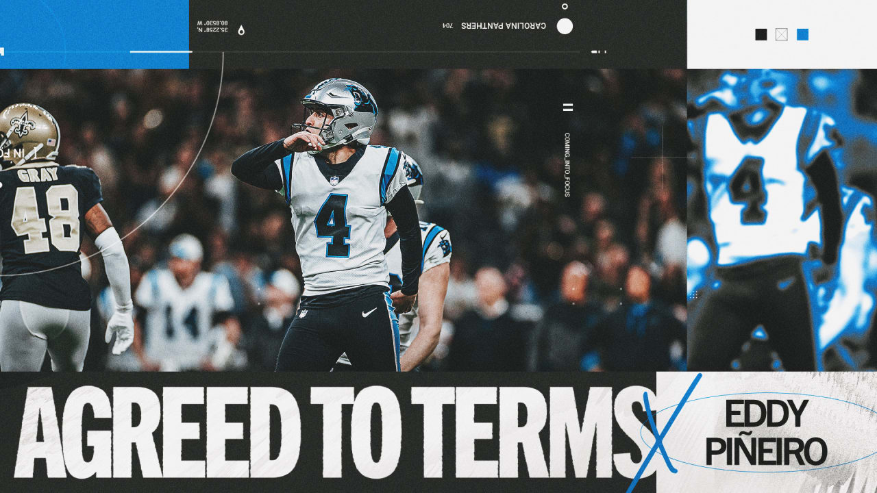 Listen to radio call of Carolina Panthers kicker Eddy Pineiro