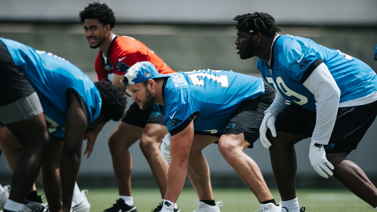 Brady Christensen's back on his feet, back to work