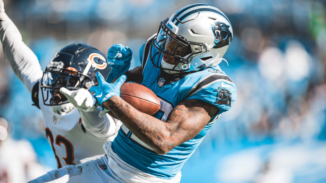 Carolina Panthers quarterback Bryce Young lays wicked juke on Detroit Lions  linebacker James Houston, turning would-be sack into gain