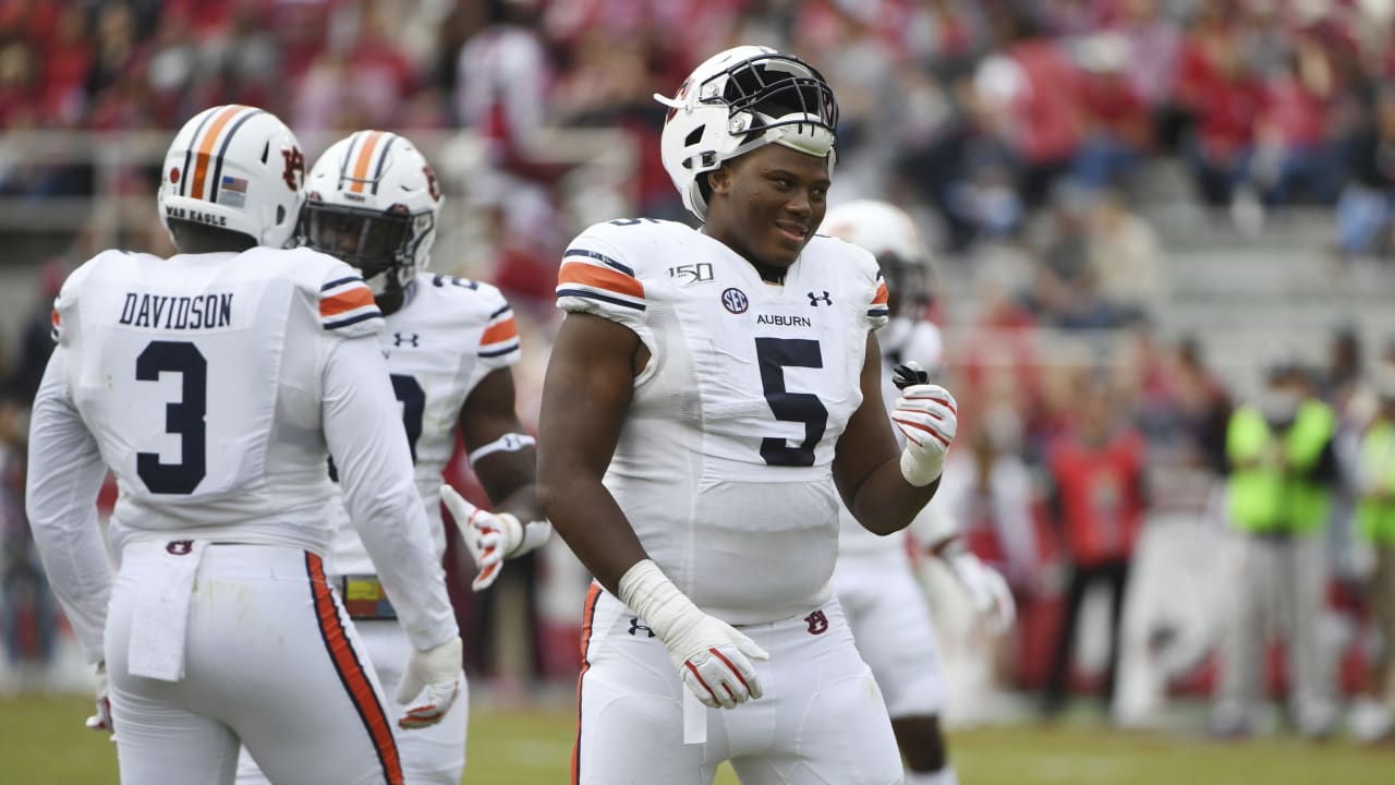 Experienced and finally injury-free, Marlon Davidson is poised to be a  force on Auburn's defensive line - The Athletic