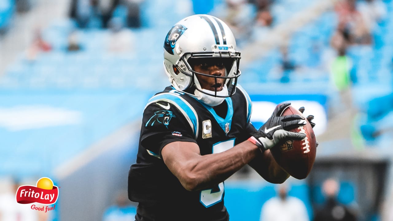 Carolina Panthers' Kony Ealy (94) walks to the line as he faces the Kansas  City Chiefs during the second half of an NFL football game in Charlotte,  N.C., Sunday, Aug. 17, 2014.