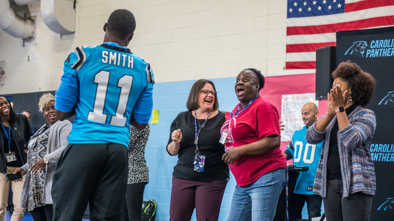 Video: Carolina Panthers Surprise Students & Teachers with Game