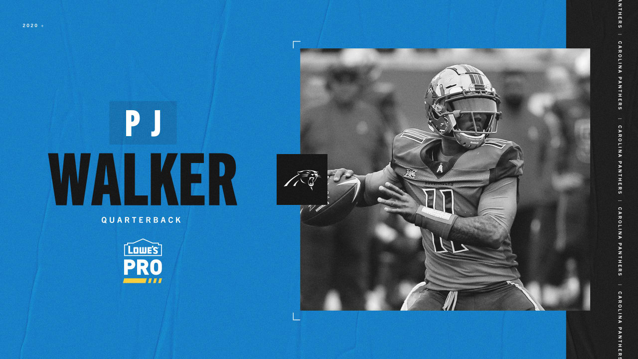 Carolina Panthers re-signing QB P.J. Walker to one-year deal