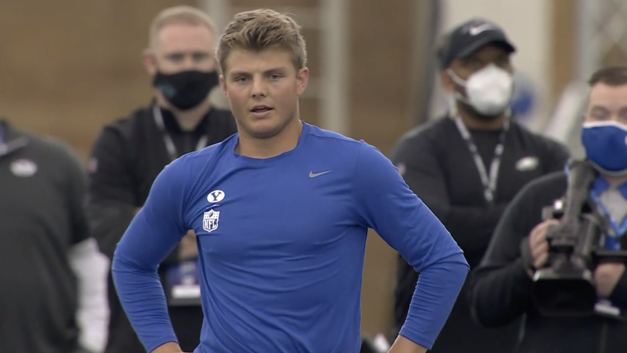 Zach Wilson highlights from BYU Pro Day