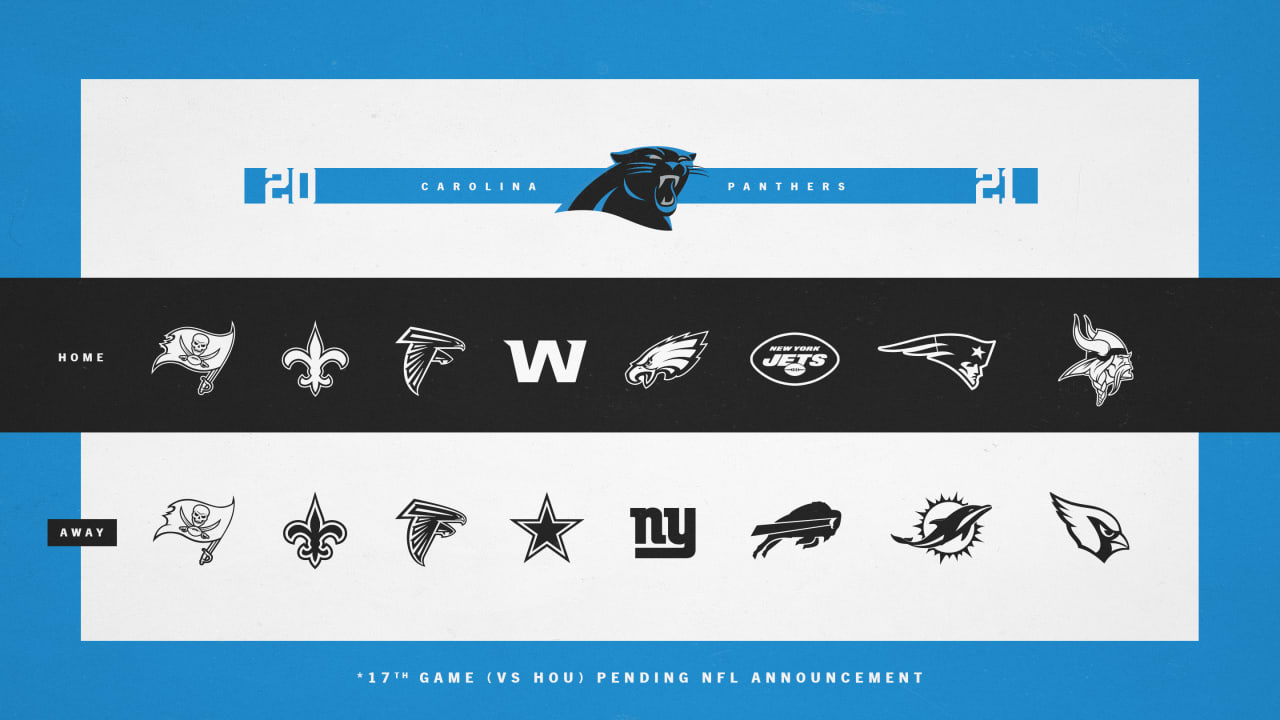 Printable 2020-2021 Carolina Panthers Schedule