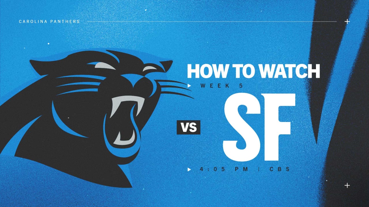 How to watch 49ers vs. Panthers online via live stream in Week 5