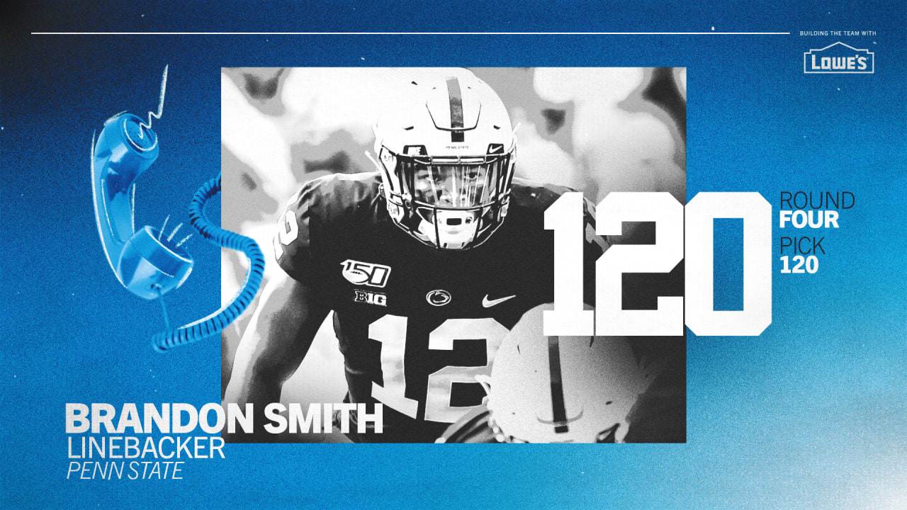 Round 4 - Pick 15: Brandon Smith, OLB, Penn State (Carolina