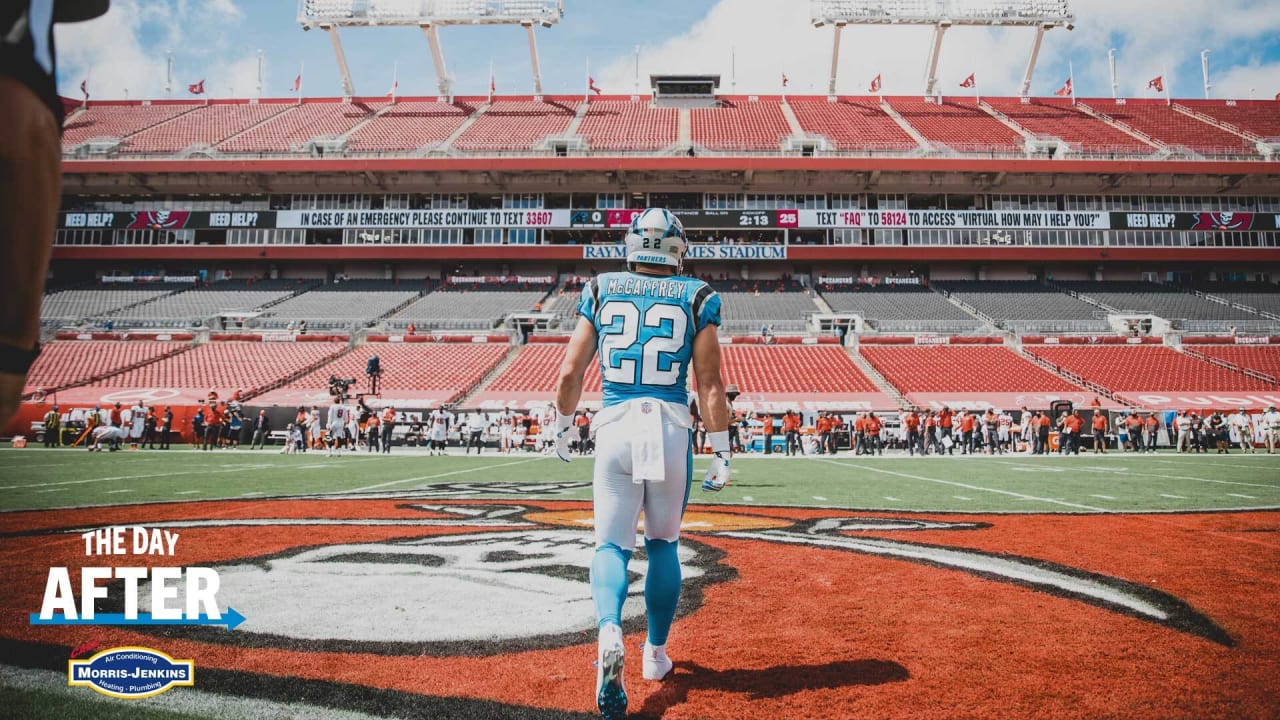 Christian McCaffrey reportedly in walking boot after injuring ankle vs.  Dolphins