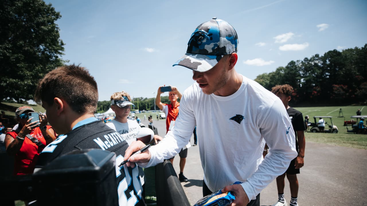 Off the Field: Christian McCaffrey Trades Autographs for Oreos at Training  Camp 