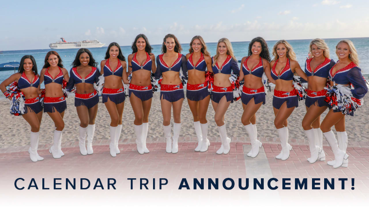 St. Maarten welcomes Patriots cheerleaders