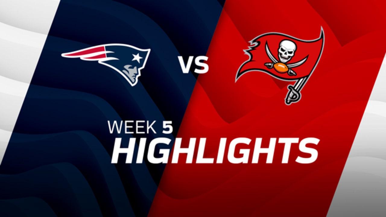 Patriots vs. Buccaneers  NFL Week 5 Game Highlights 