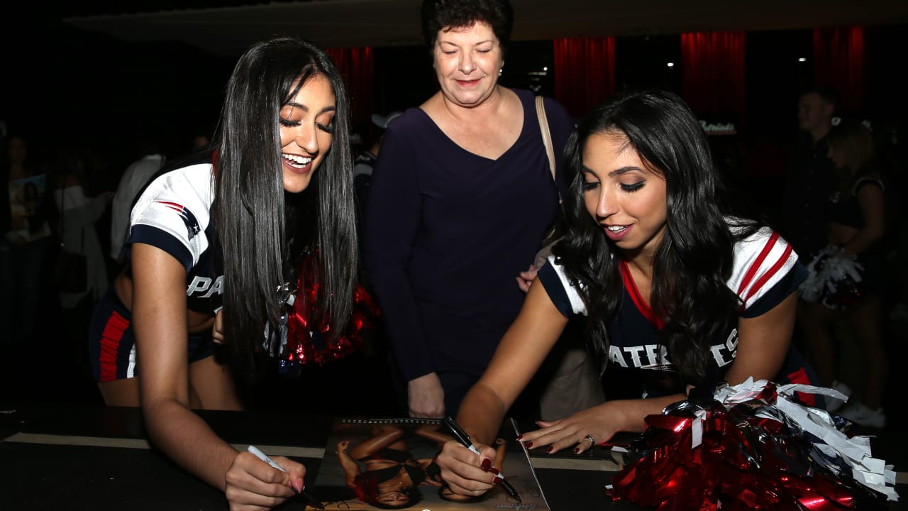 Patriots Cheerleaders Host Swimsuit Calendar Launch Party