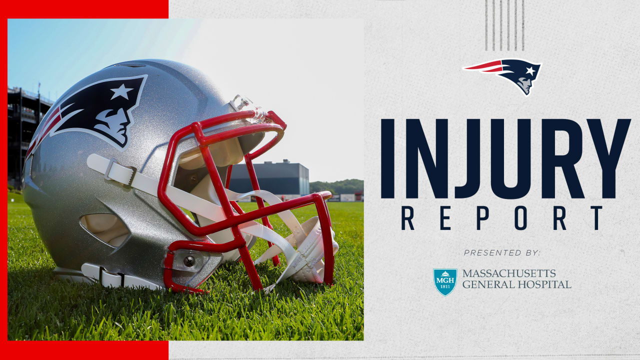 Patriots vs. Dolphins Injury Report — Week 2