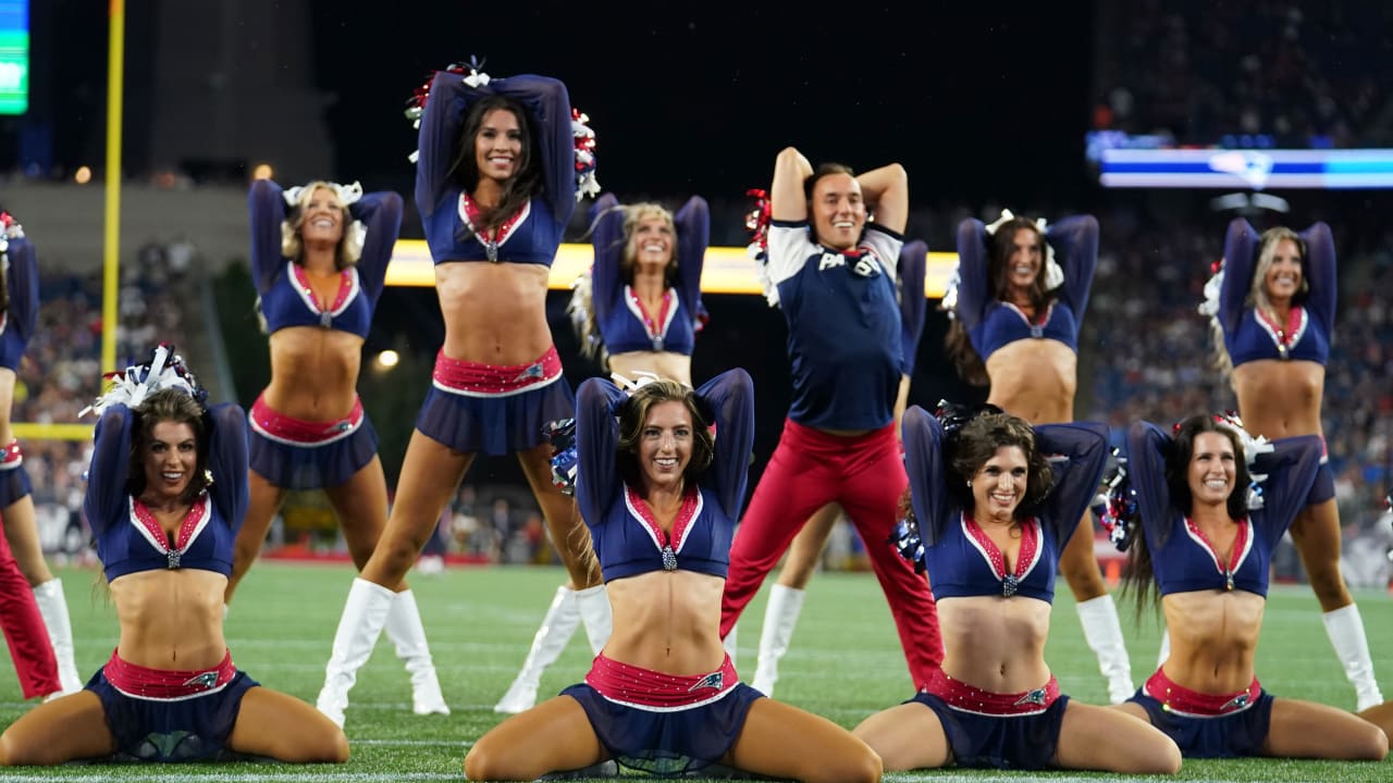 Cheerleaders Perform During Patriots - Washington Game