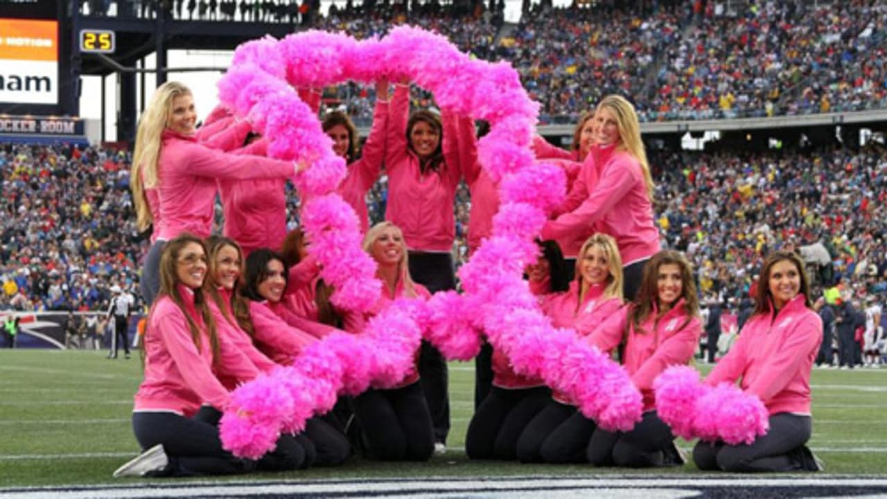 Dallas Cowboys Cheerleaders Breast Cancer Awareness Halftime