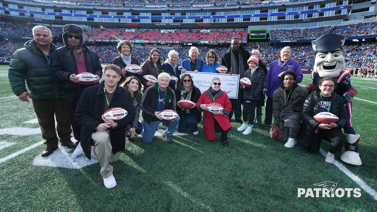 The Kraft Family and Gillette Award $100,000 to Nonprofits During Pregame Ceremony on Sunday, Jan. 1