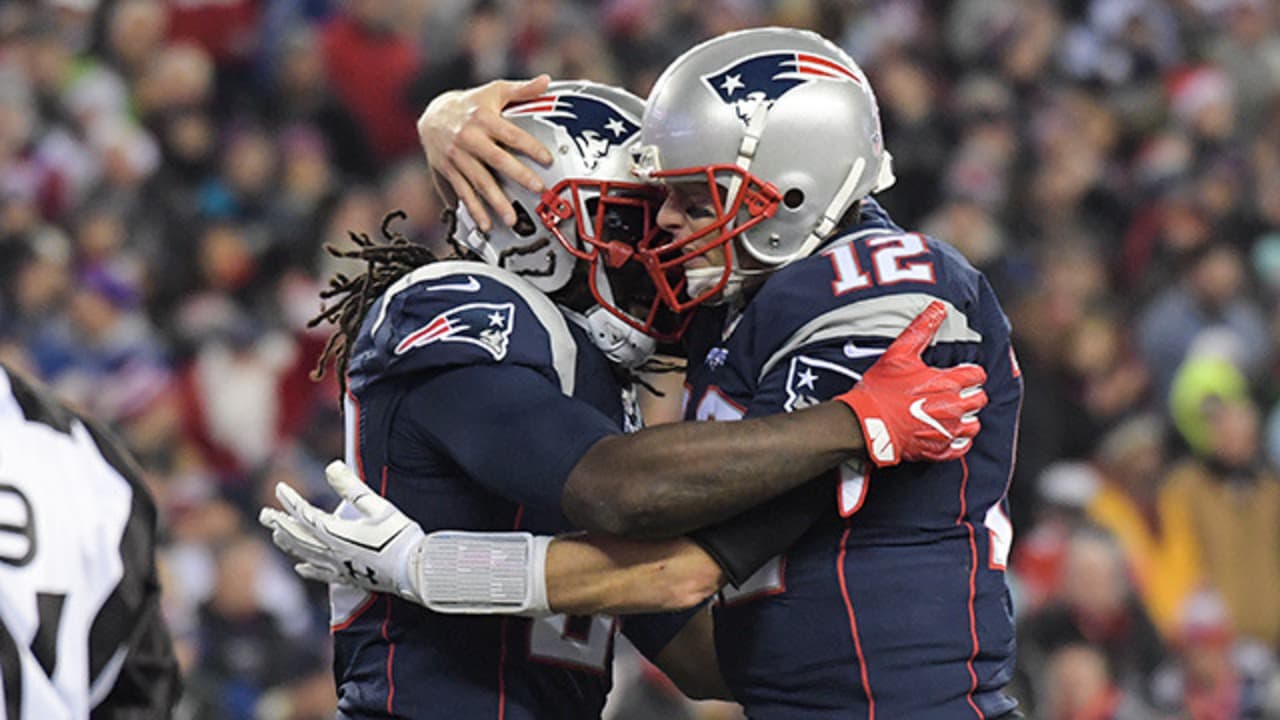 New England Patriots fan Jason Scheinbart, of Burlington, Vt