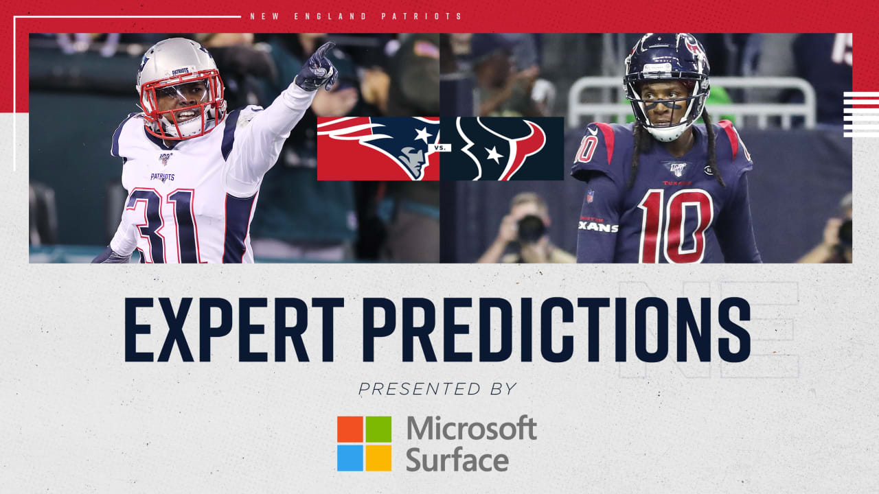 Game Predictions: Expert picks for Patriots at Texans