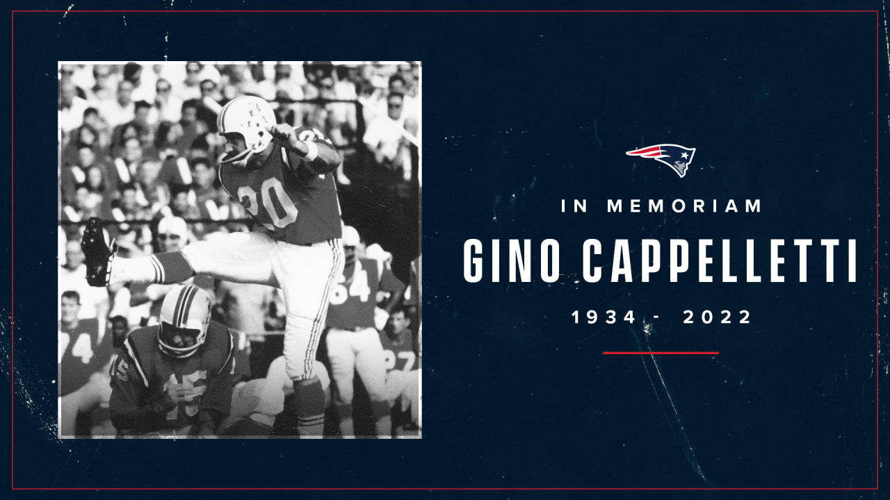 Patriots Hall of Fame WR/K Gino Cappelletti Passes Away at 89
