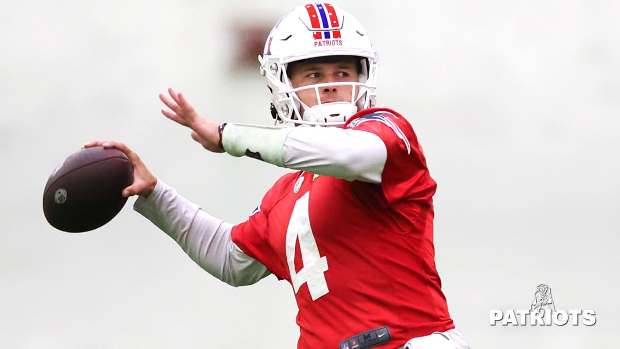 Patriots QB Mac Jones (ankle) limited at practice; rookie Bailey