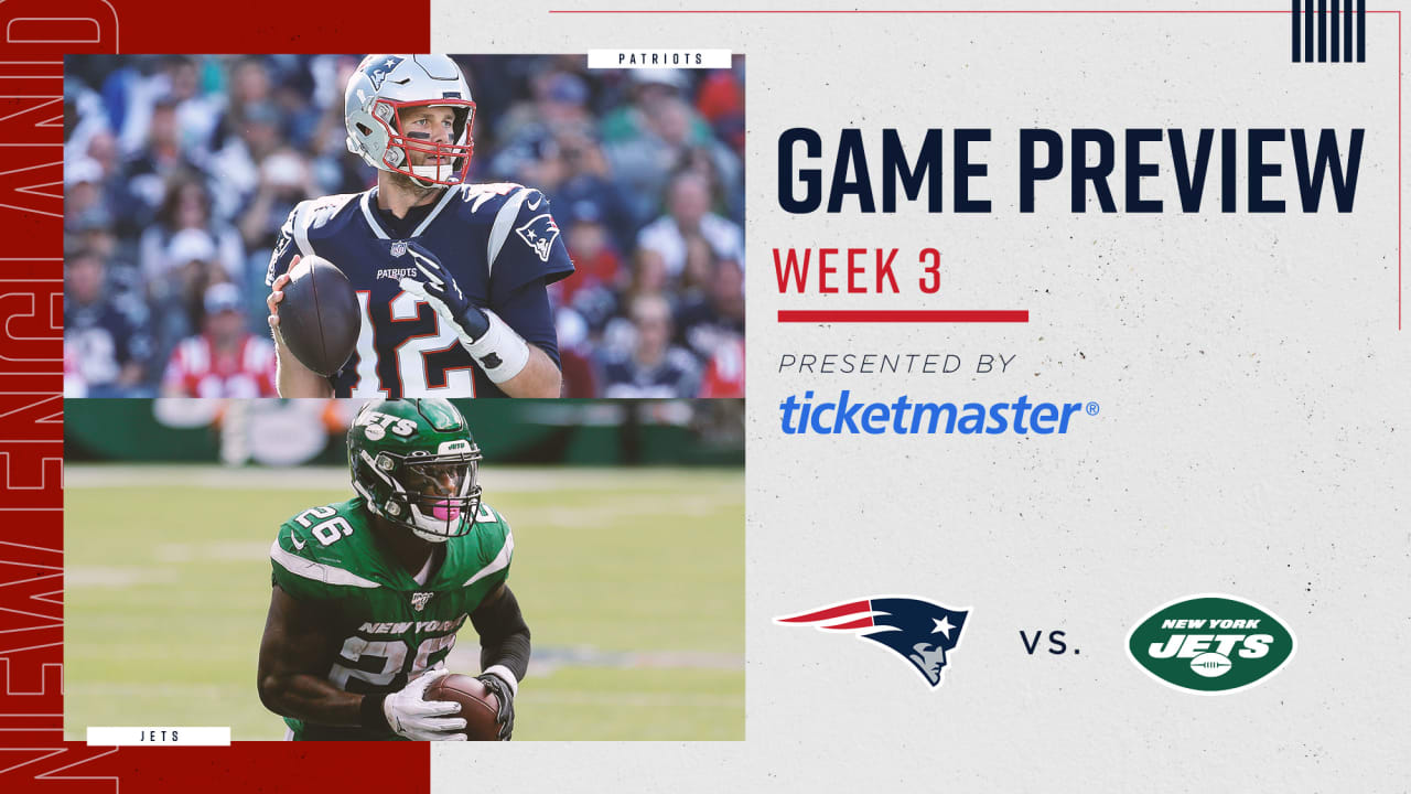 NFL Week 3 Game Preview: New England Patriots at New York Jets