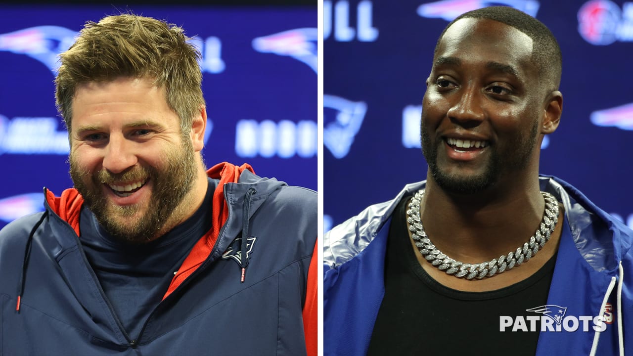 Newcomers Calvin Anderson and Riley Reiff Discuss What They'll Bring to the Patriots Offensive Line