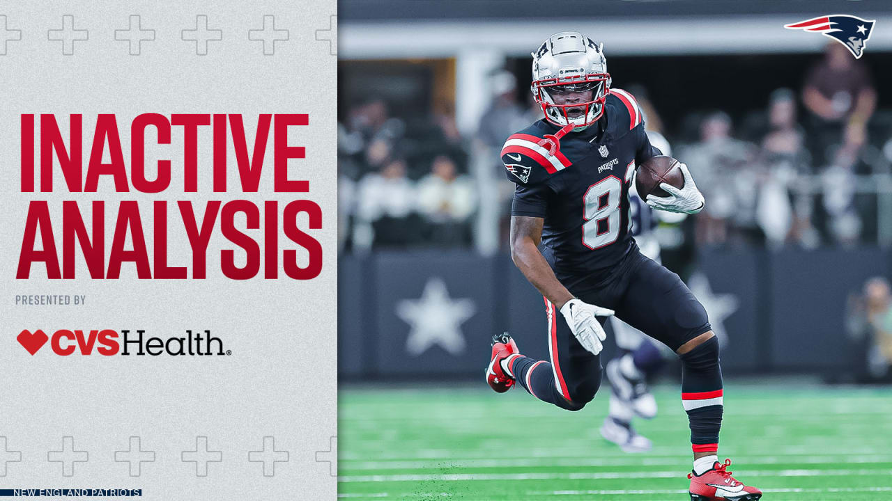 Inactive Analysis Cole Strange Demario Douglas Jack Jones Return to the Lineup for the Patriots vs Bills  Patriotscom