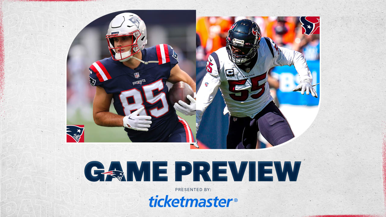 Game Preview: Houston Texans at New England Patriots