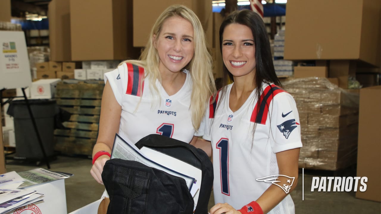 Guy family, Patriots Foundation host backpack giveaway events for local students