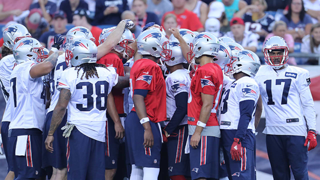 Blogservations Patriots light up instadium practice