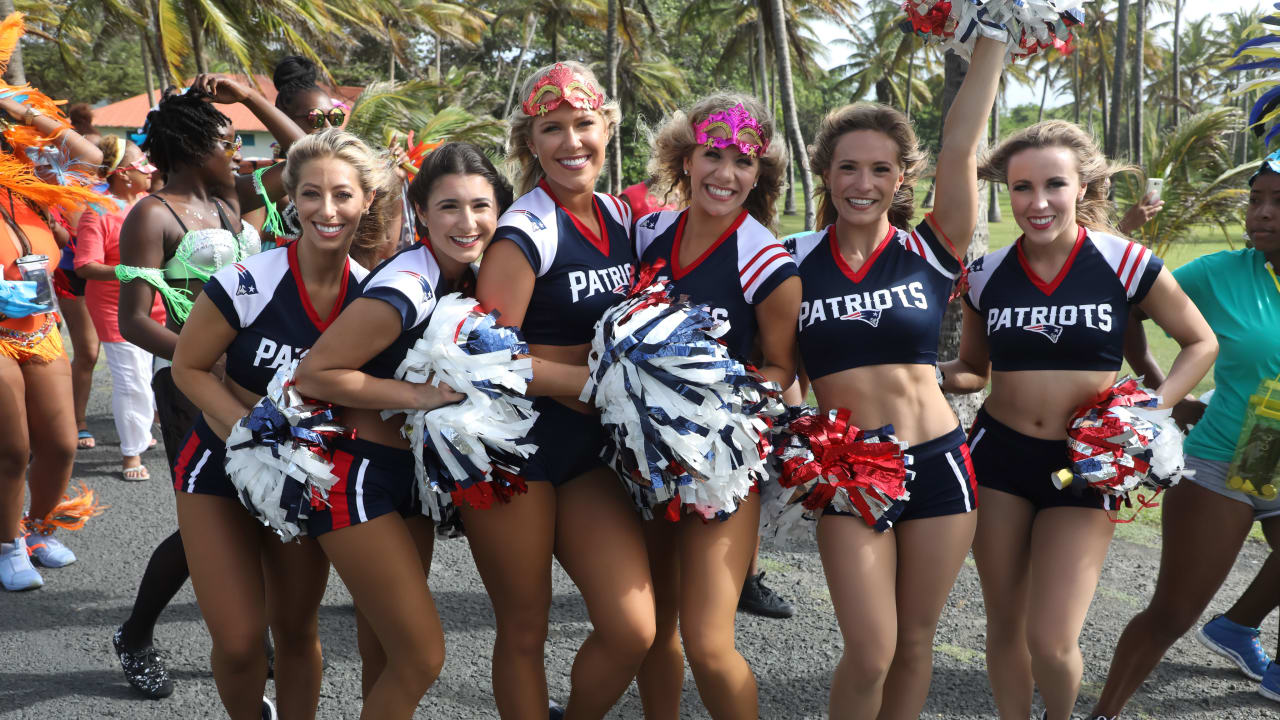 Best Images from Patriots Cheerleaders Calendar Trip