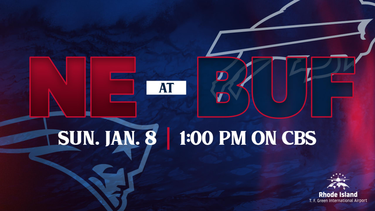 PatriotsBills Week 18 Kickoff Time Announced