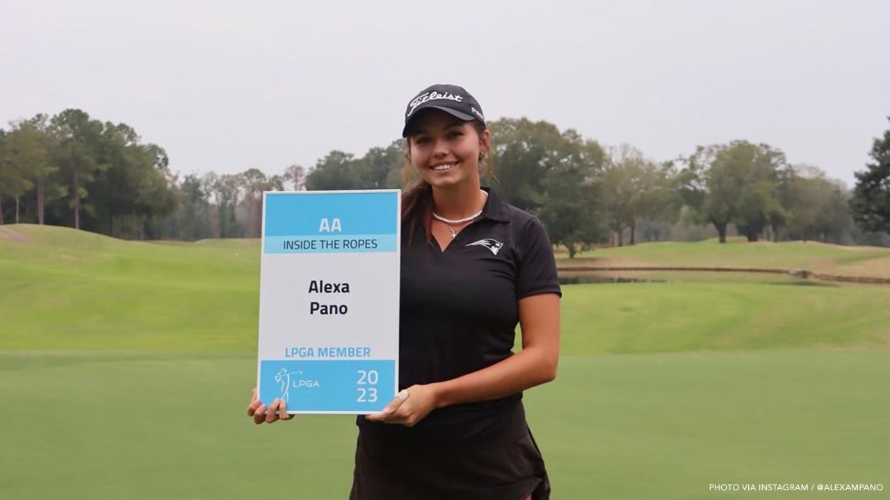 Alexa Pano, first female pro sponsored by NFL team, earns LPGA card