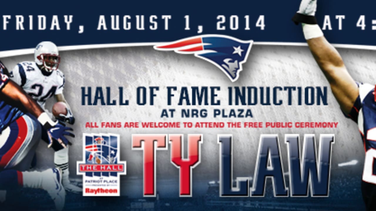 Ty Law Pro Football Hall of Fame Halftime Ceremony