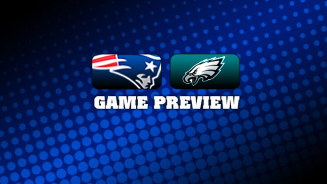 Patriots travel to Philadelphia to face Eagles