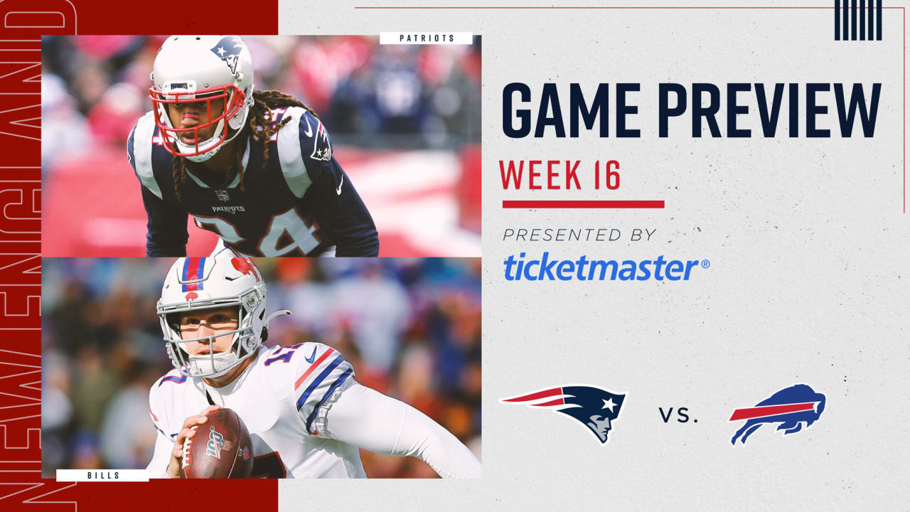 NFL Week 16 Game Preview: Buffalo Bills at New England Patriots